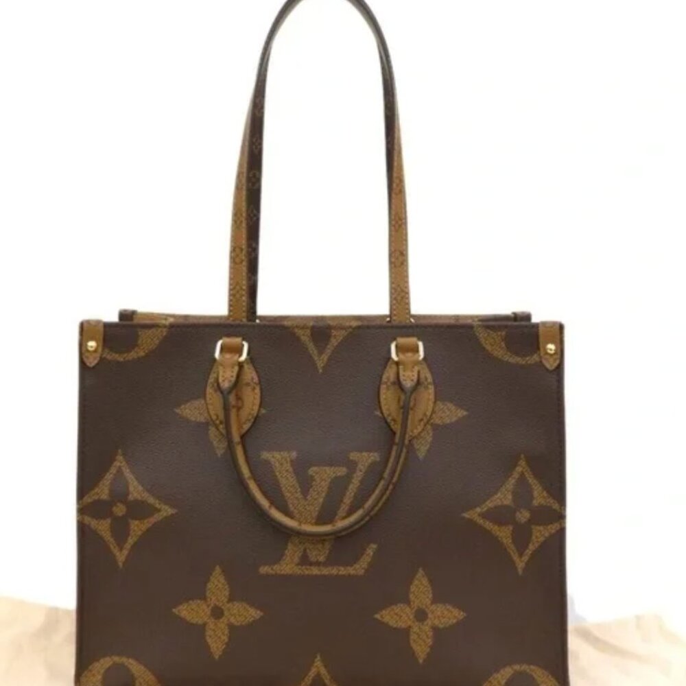 Louis Vuitton OnTheGo GM Tote in Reverse Monogram